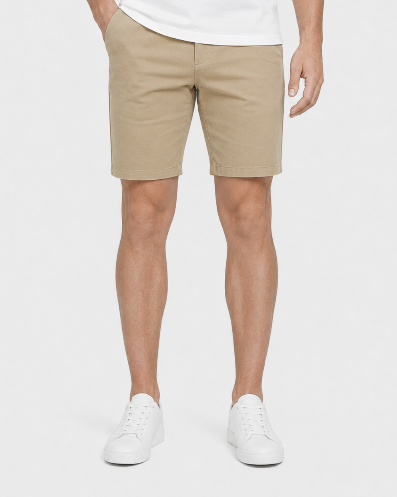 Lightweight stretch chino shorts - 2 pack