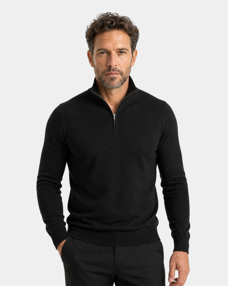 Knit Half-Zip Sweater