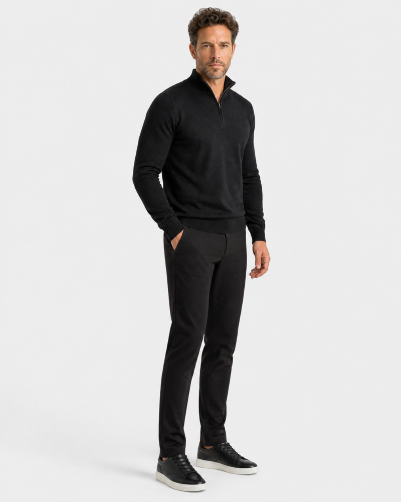 Knit Half-Zip Sweater