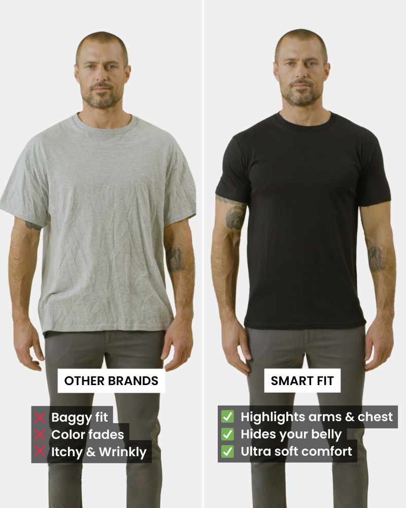 Smart fit T-shirt - 3 pack
