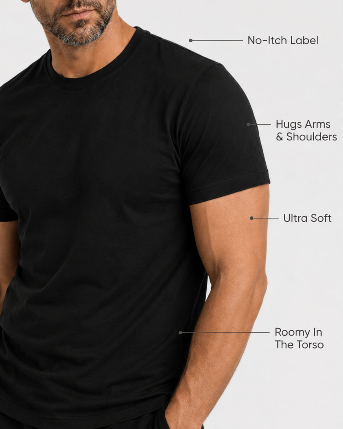 Smart Fit T-Shirt - 6-Pack Bold Mix